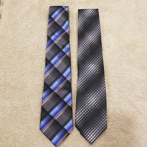2 CK Calvin Klein Ties